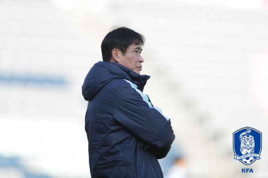 U-23 대표팀을 이끌었던 김봉길 감독이 성적 부진을 이유로 경질됐다. <사진=대한축구협회 제공>