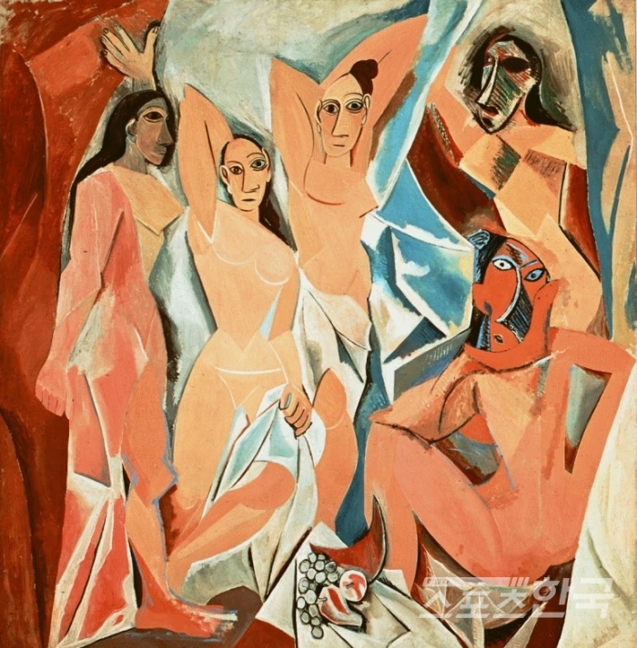 파블로 피카소의 아비뇽의 처녀들 _ Les Demoiselles d'Avignon di Picasso, 1907