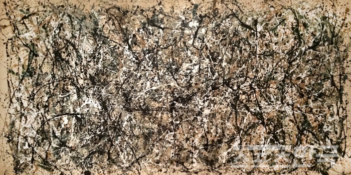 잭슨 폴록, <No.31>, 1950, 269x530cm, 캔버스에 유채 및 에나멜 물감, 미국 뉴욕 현대미술관 소장