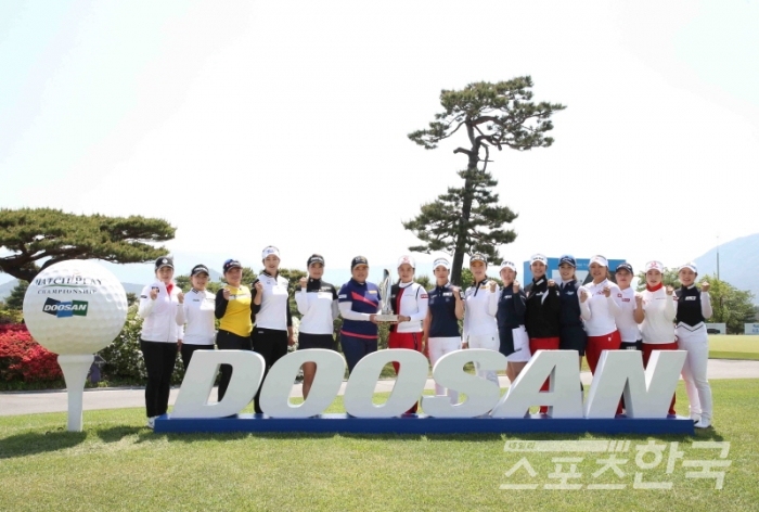 두산매치플레이 챔피언십에 참가하는 선수들 / KLPGA 제공