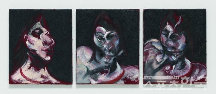프랜시스 베이컨(Francis Bacon), <헨리에타 모라에스의 초상에 관한 세 가지 연구>1963. 35.9/30.8cm_ MoMA