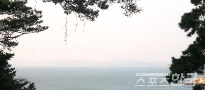 철책선 너머로 보이는 북한 땅