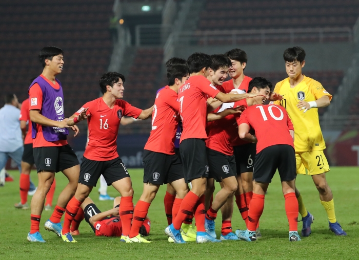 2020아시아축구연맹(AFC) U-23 챔피언십 4강에 진출한 김학범호 (사진 = 연합뉴스)