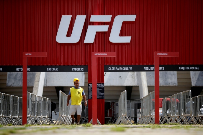 UFC 대회가 브라질에서 무관중 경기로 열렸다 (사진 = 연합뉴스)
