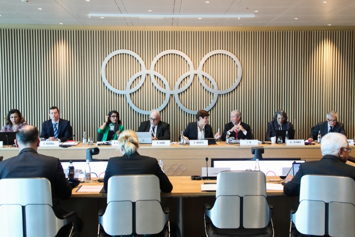 3월 4일에 열린 IOC 집행위원회 모습 (사진 = 연합뉴스)