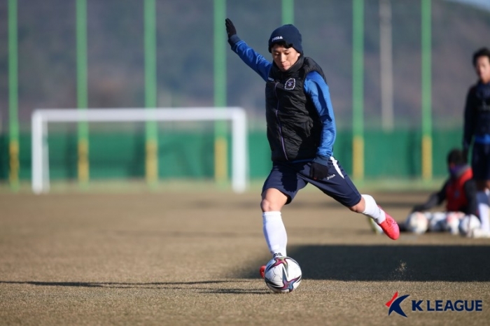 (사진=FC안양 2021시즌 주장 주현우 / 한국프로축구연맹)