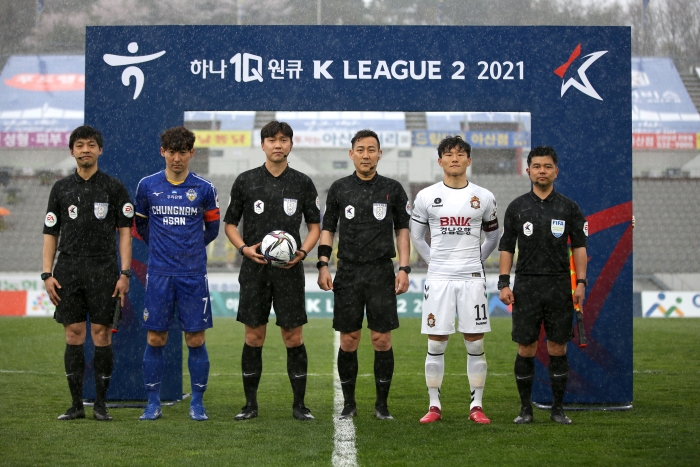 경남 vs 충남아산 시즌 첫 맞대결(5라운드) ㅣ사진=한국프로축구연맹