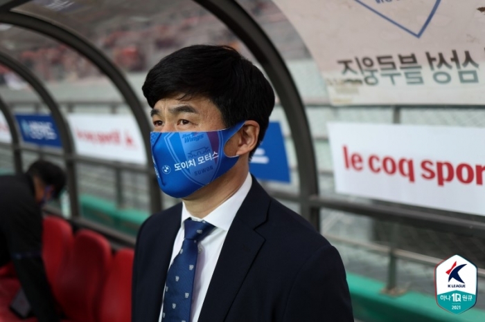 수원 삼성 박건하 감독ㅣ사진=한국프로축구연맹