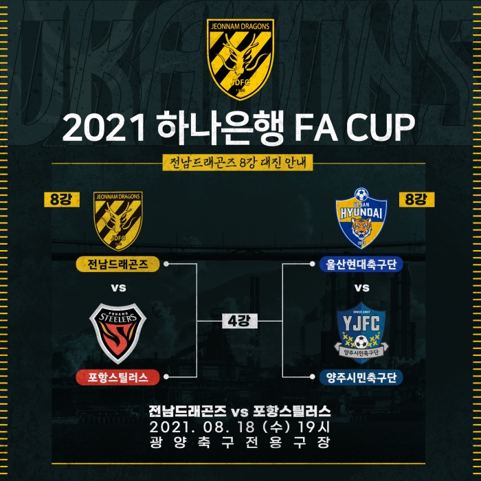 FA컵 8강 대진ㅣ사진=한국프로축구연맹