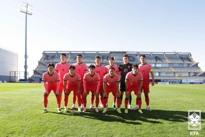 (사진=지난 15일(한국시간) 터키 안탈리아 마르단 스타디움에서 열린 아이슬란드와 평가전에 나선 한국 축구대표팀 선수들 / 대한축구협회)