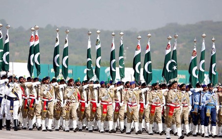 '파키스탄의 날'을 기념하는 모습.