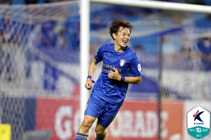 (사진=K리그 추가 등록 기간을 통해 수원에 합류한 마나부가 지난 3일 인천과 경기에서 데뷔전을 치렀다 / 한국프로축구연맹)