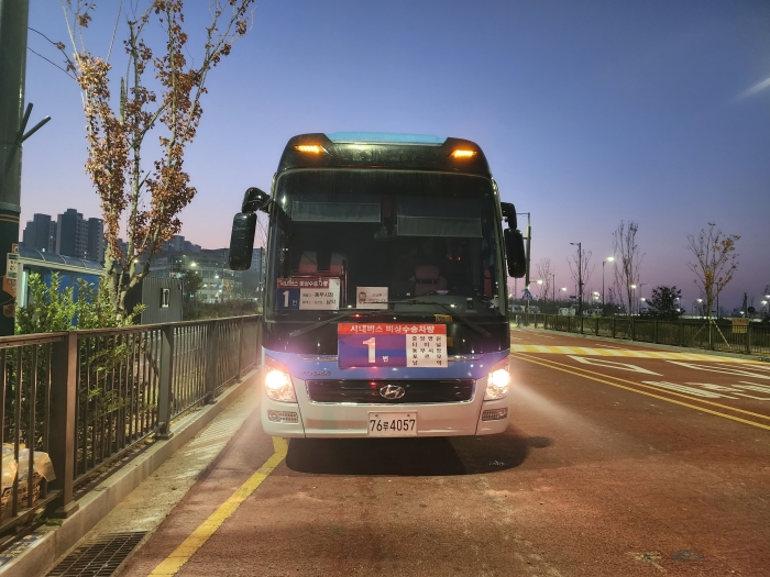 목포시내버스 파업 대책 비상수송버스