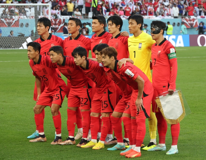 한국과 가나의 경기 단체 사진 (사진=연합뉴스)