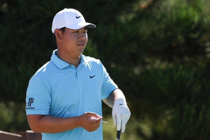 (사진=남자 골프 세계 랭킹 14위에 오른 김주형이 오는 12일 시작되는 PGA 투어 소니오픈에 출전한다. / AFP=연합뉴스)