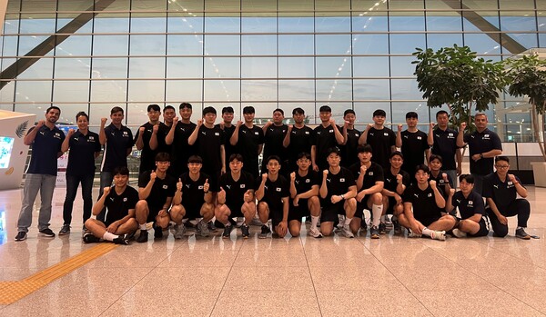 (사진=항저우 아시안게임 우승에 도전하는 한국 남자 핸드볼 대표팀이 오는 8월 11일까지 포르투갈에서 전지훈련을 진행한다. / 대한핸드볼협회)