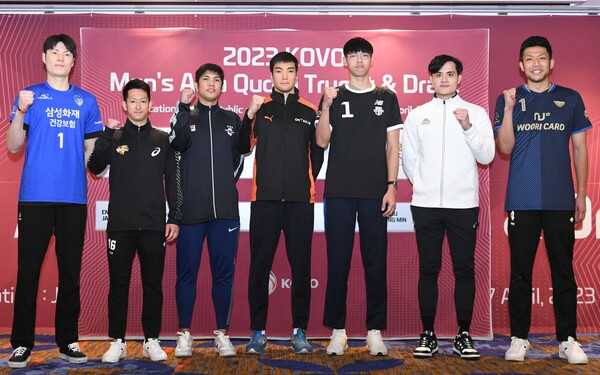 2023 남자 아시아쿼터 선수들. (사진=KOVO)