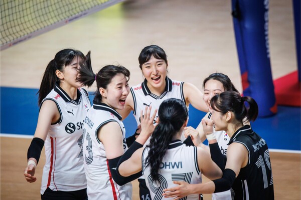 한국 여자배구 대표팀. (사진=FIVB)