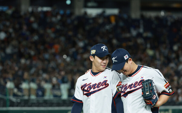 한국 야구대표팀 35인 예비 명단에 포함된 원태인(왼쪽)과 노시환. (사진=연합뉴스)