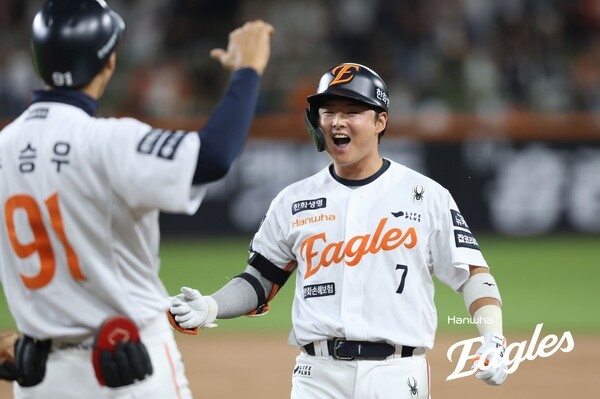 <b>한화</b>, KT에 4-3 역전승...KIA, 3연승 질주, '감독대행 체제' 두산 4연패