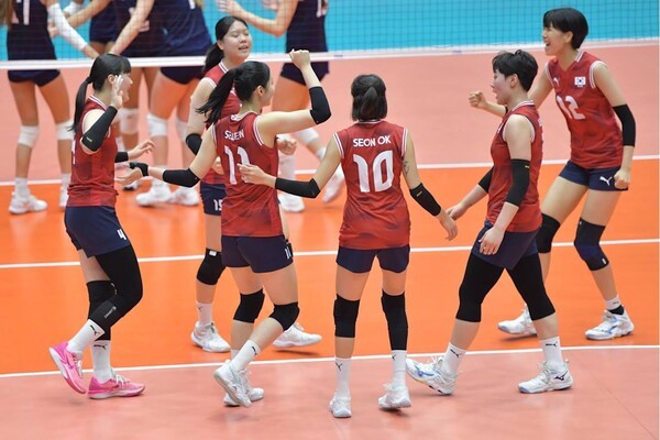 U-21 <b>여자배구</b> 대표팀, 중국 벽 넘지 못하고 2연패