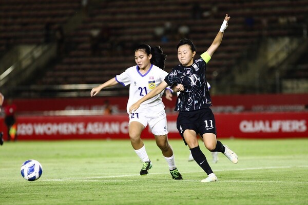 한국 U-19 여자축구, 라오스 꺾고 AFC U-20 <b>아시안컵 예선</b> 2연승 질주