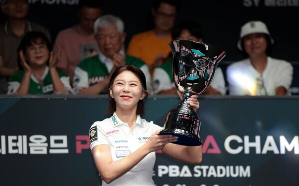 '당구 여제' <b>김가영</b>, 통산 16승 대기록 달성…'3연승 도전' 스롱 피아비...