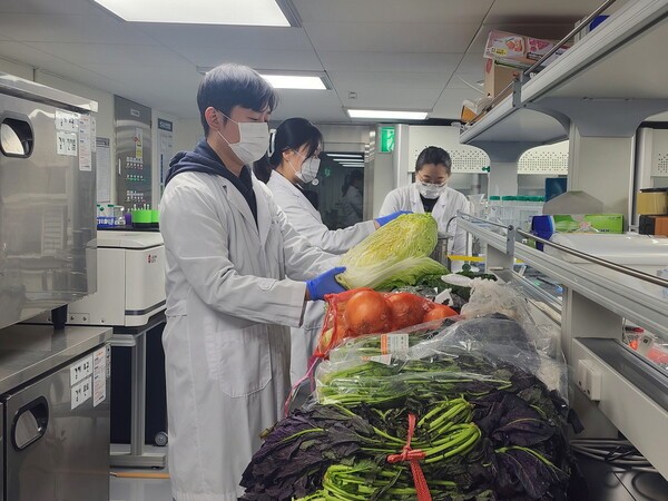 농산물 잔류농약 검사[사진=광주광역시 보건환경연구원 제공]