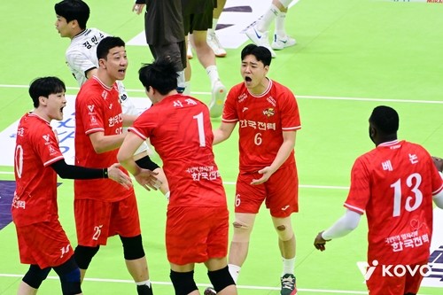 <b>베논 37</b>점 폭발! <b>한국전력</b>, OK저축은행 꺾고 2연승...GS칼텍스 3위 도약