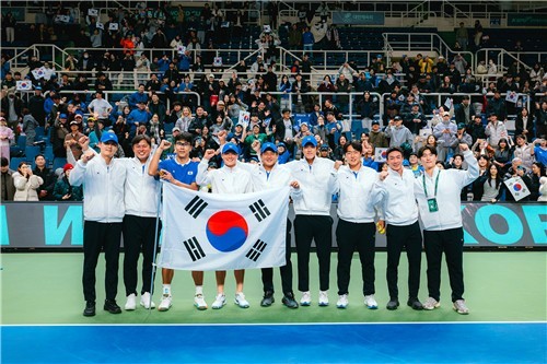 '사상 첫 파이널 8 정조준' 韓 남자 테니스, 9월 서울서 인도와 진검승...
