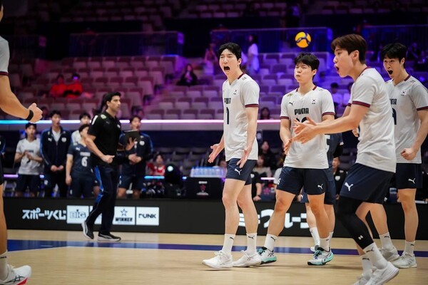 '허수봉·임동혁 37점 합작' 한국, 대만 3-1 제압… 아시아선수권 첫 승...