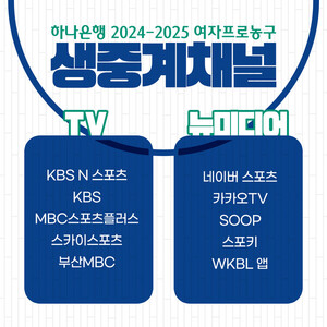 "<b>스카이스포츠</b> 합류, 2024~2025 <b>여자프로농구</b> 중계 채널 확정"