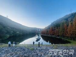 겨울 앞둔 기장 용소웰빙공원…